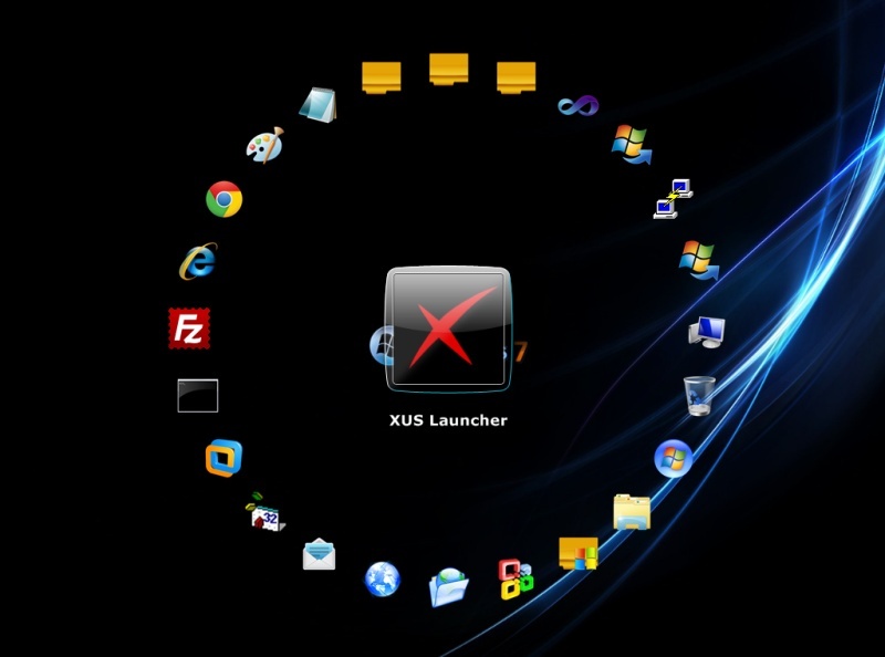 XUS Launcher Professional Edition Screenshot